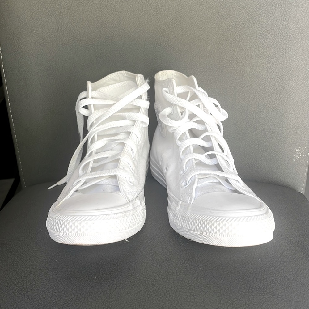 All white converse